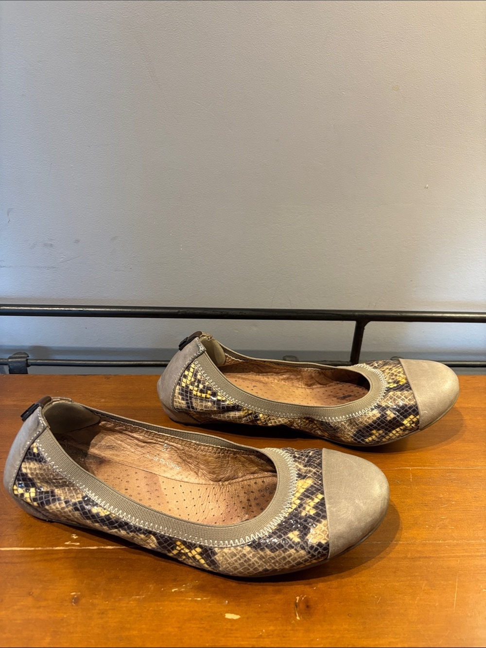 Rudsak Snakeskin Leather Ballet Shoe - Picture 5 of 11